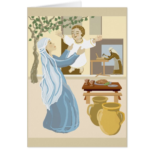 Herregud, all vår glädje och välsignelse hälsningskort (Framsidan)