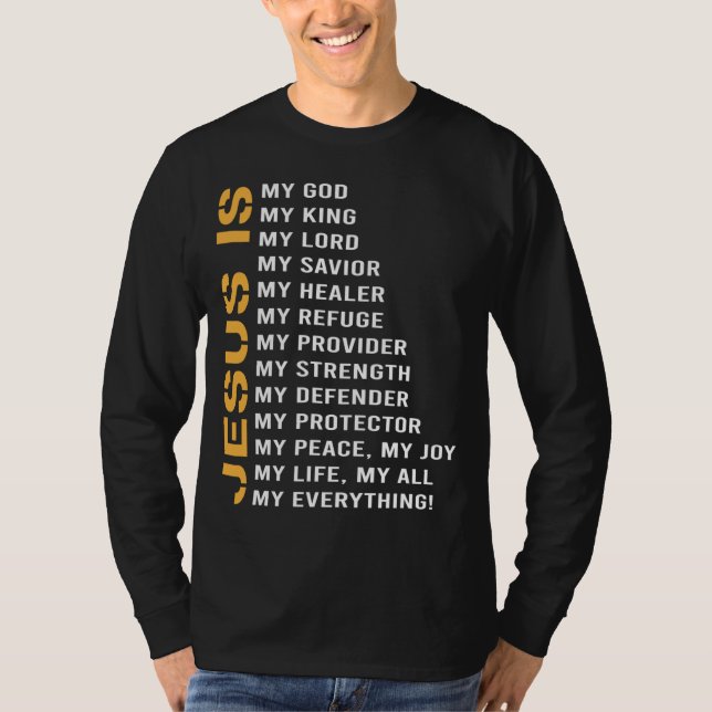 Herregud, är allt jag är. t shirt (Framsida)