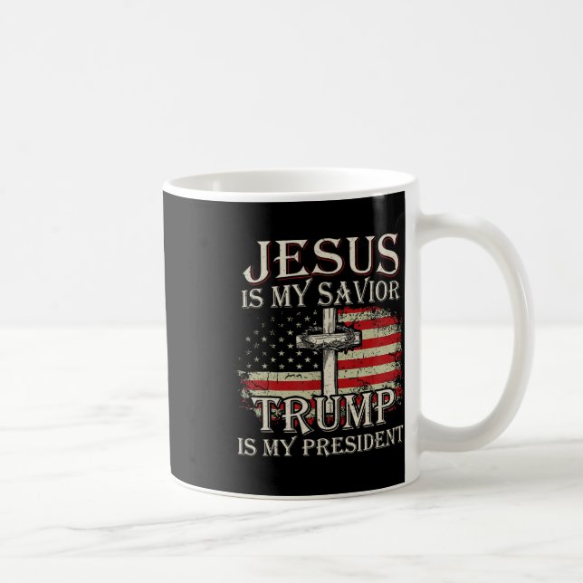 Herregud, är min själ, är min president amerikansk kaffemugg (Höger)