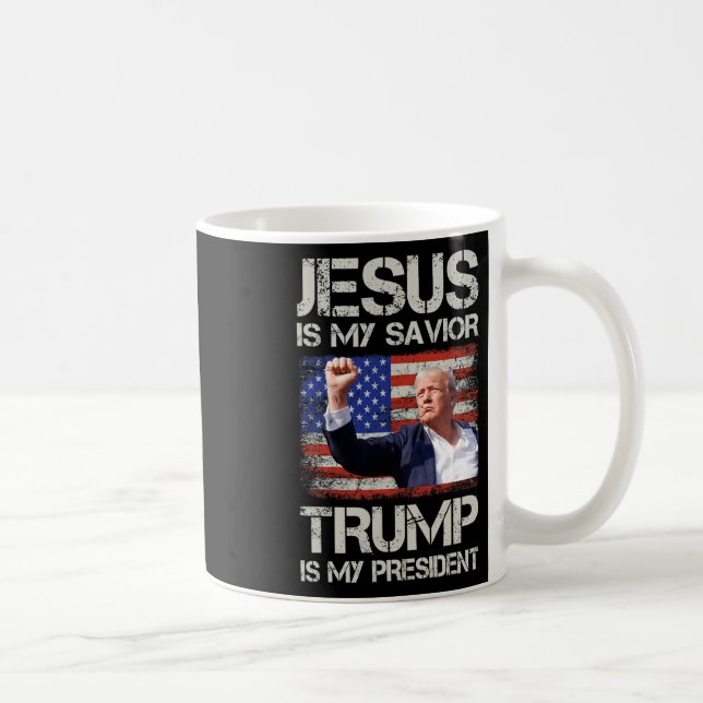 Herregud, är min själ, är min president amerikansk kaffemugg (Höger)