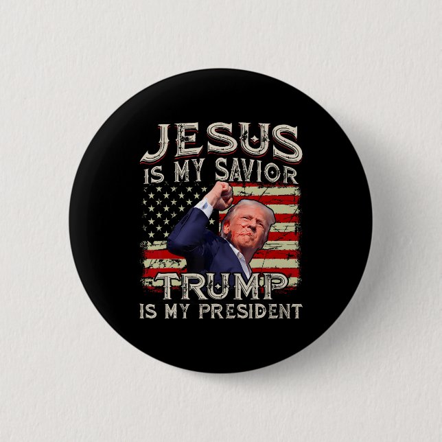 Herregud, är min själ, är min president amerikansk knapp (Framsida)
