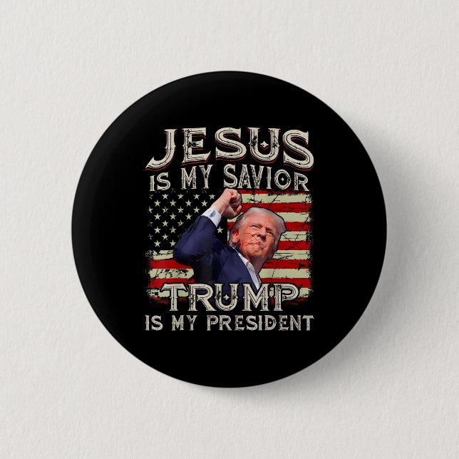 Herregud, är min själ, är min president amerikansk knapp (Framsida)