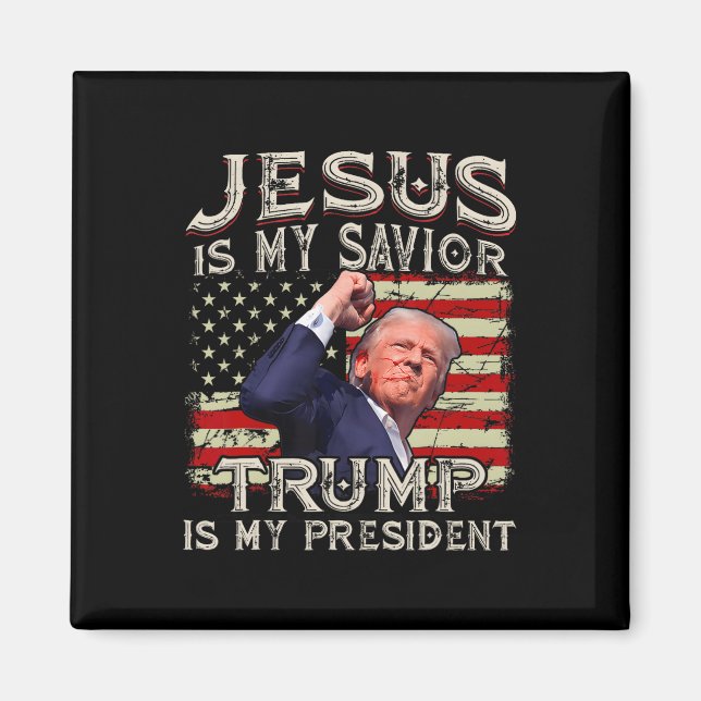 Herregud, är min själ, är min president amerikansk magnet (Framsidan)