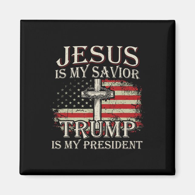 Herregud, är min själ, är min president amerikansk magnet (Framsidan)