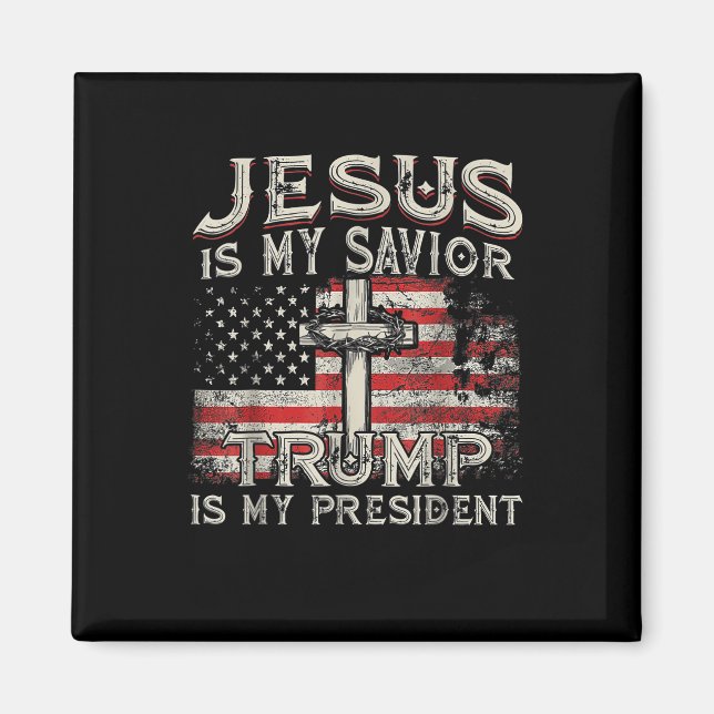 Herregud, är min själ, är min president amerikansk magnet (Framsidan)