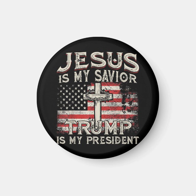 Herregud, är min själ, är min president amerikansk magnet (Framsidan)