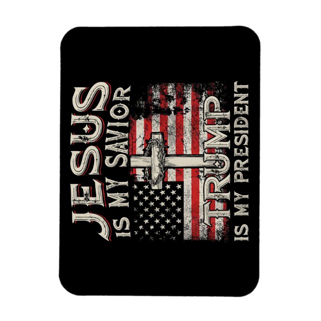 Herregud, är min själ, är min president amerikansk magnet (Vertikal)