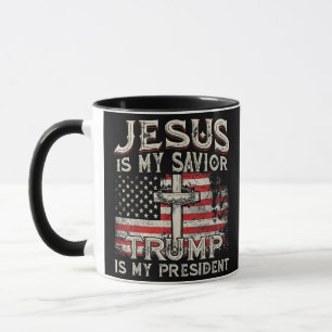 Herregud, är min själ, är min president amerikansk mugg