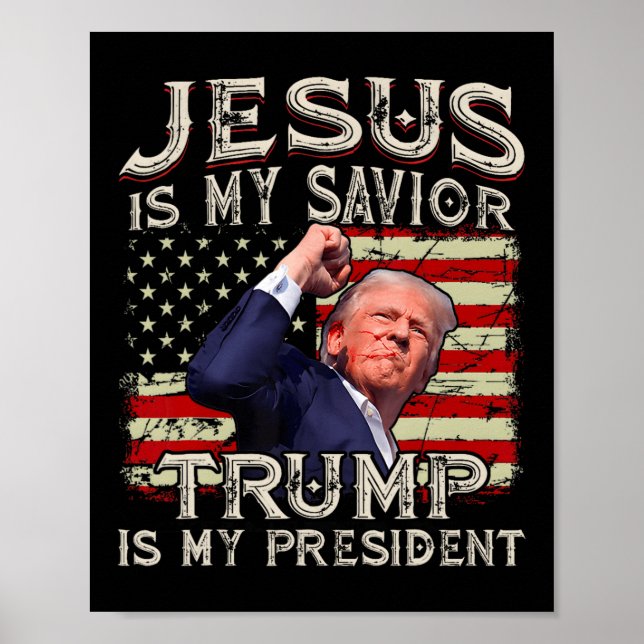 Herregud, är min själ, är min president amerikansk poster (Framsidan)
