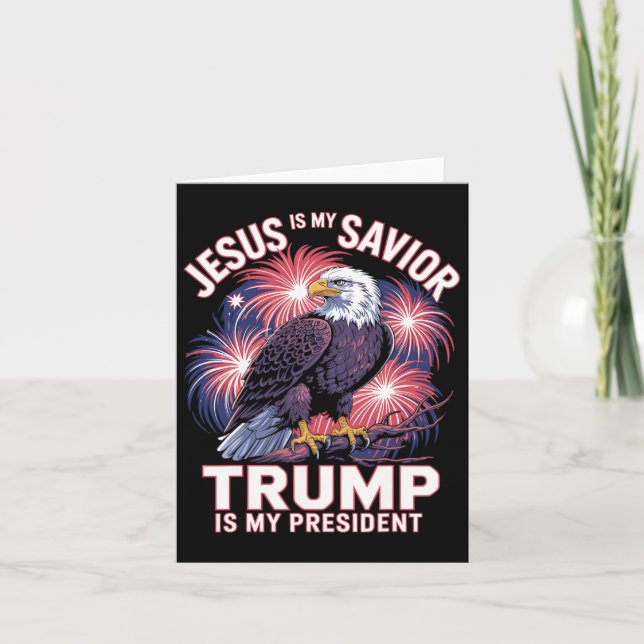 Herregud, är min sjungande trump min president Rel Kort (Framsida)