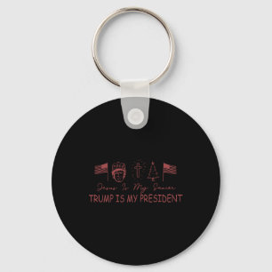 Herregud, är min sjungande tur min president jul? nyckelring
