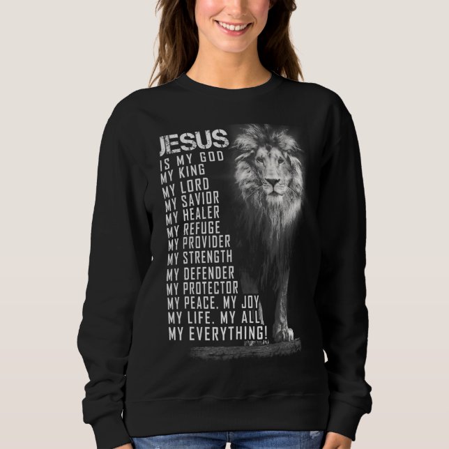 Herregud, är mitt allt min Gud Savior C T Shirt (Framsida)