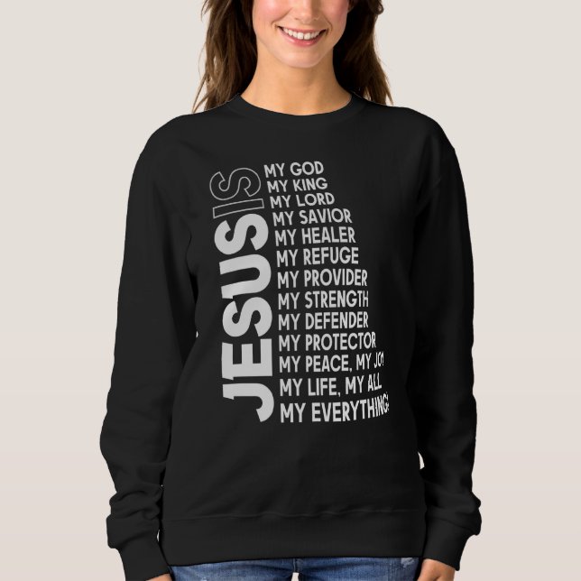 Herregud, är mitt allt min Gud Savior T Shirt (Framsida)