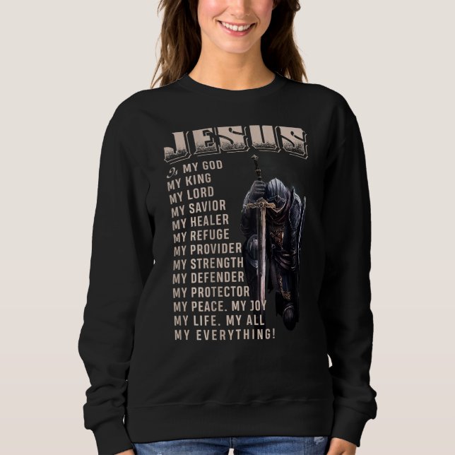Herregud, är mitt allt min Gud Savior W T Shirt (Framsida)
