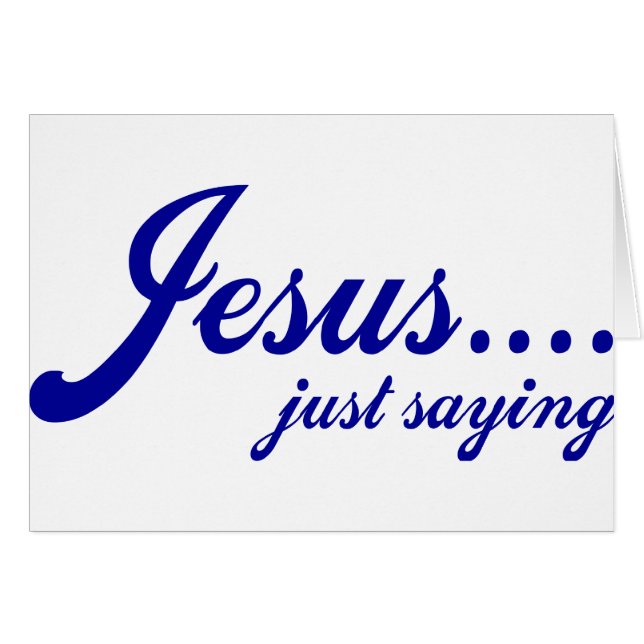 Herregud.....bara säga hälsningskort (Framsidan Horizontal)