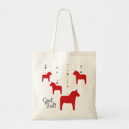 Herregud! Dala Horse Tote Bag Tygkasse