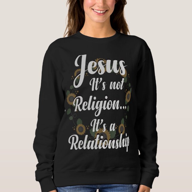 Herregud, det är inte religion, det är en relation t shirt (Framsida)