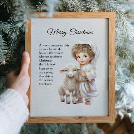 Herregud, Guds lamm Jul Poster