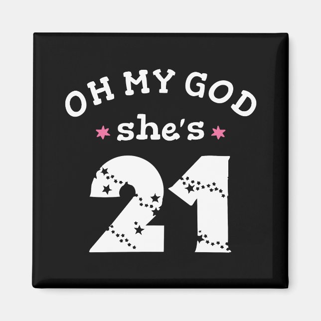 Herregud, hon är 21 år gammal magnet (Framsidan)