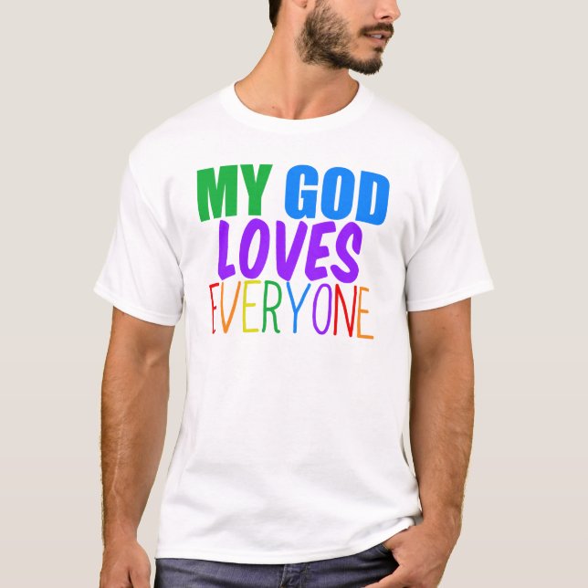 Herregud Kärlek Alla Tee Shirt (Framsida)