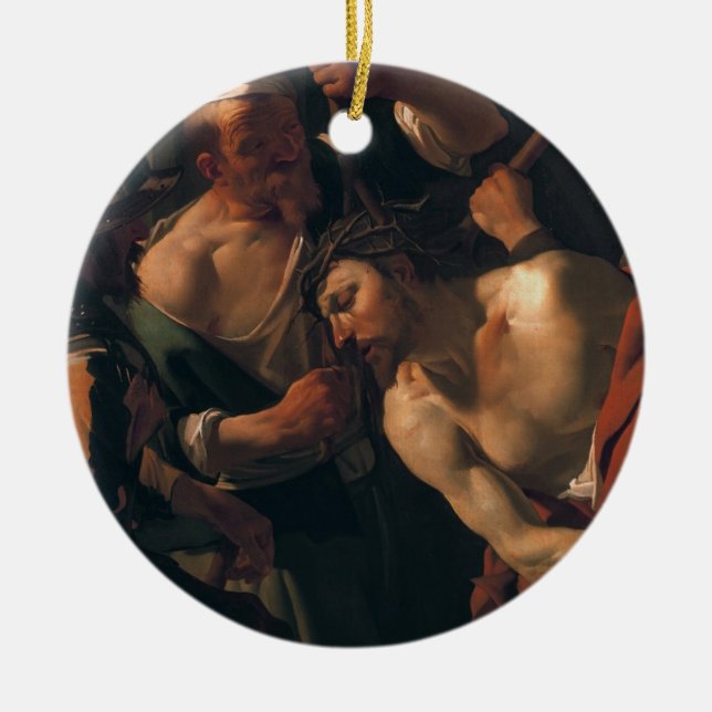 Herregud, Krona i Thorns Julgransprydnad Keramik (Framsidan)