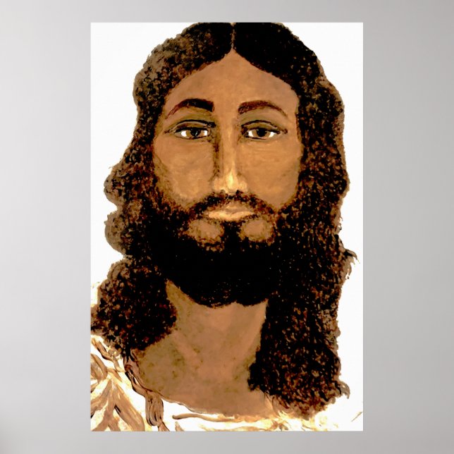 Herregud, målning/utskrift poster (Framsidan)