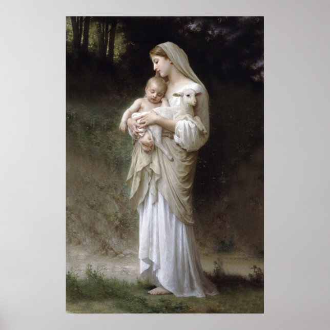 Herregud, Mary och lammen stora. Poster (Framsidan)