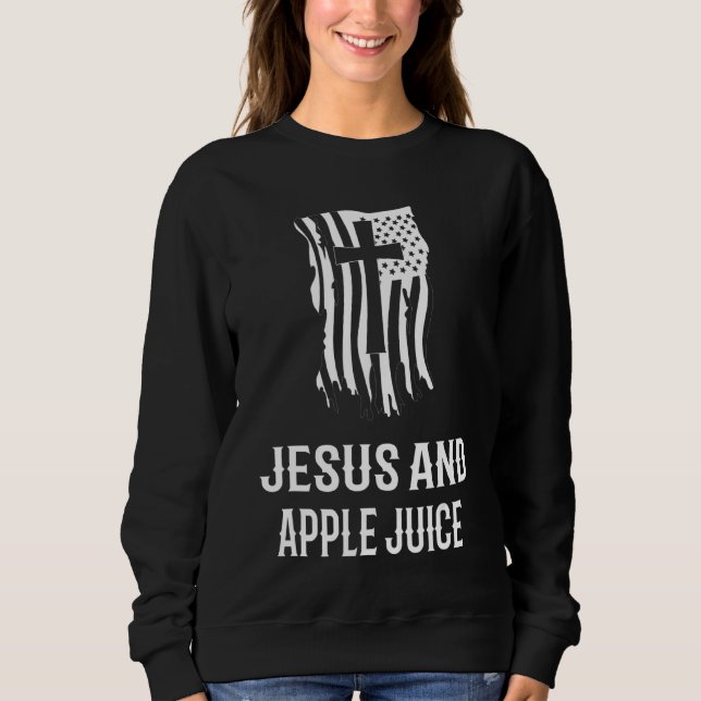 Herregud och äppeljuice! Christian Apple Juice T Shirt (Framsida)