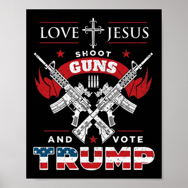 Herregud. Shoot Guns. och omröstningsresultatet 20 Poster (Framsidan)