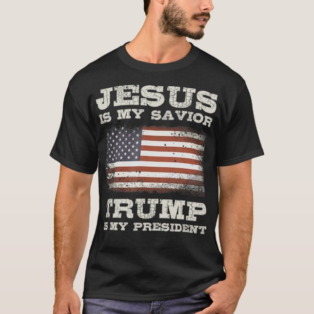 Herregud, Trump är min president T-ShirtJ. T Shirt (Framsida)