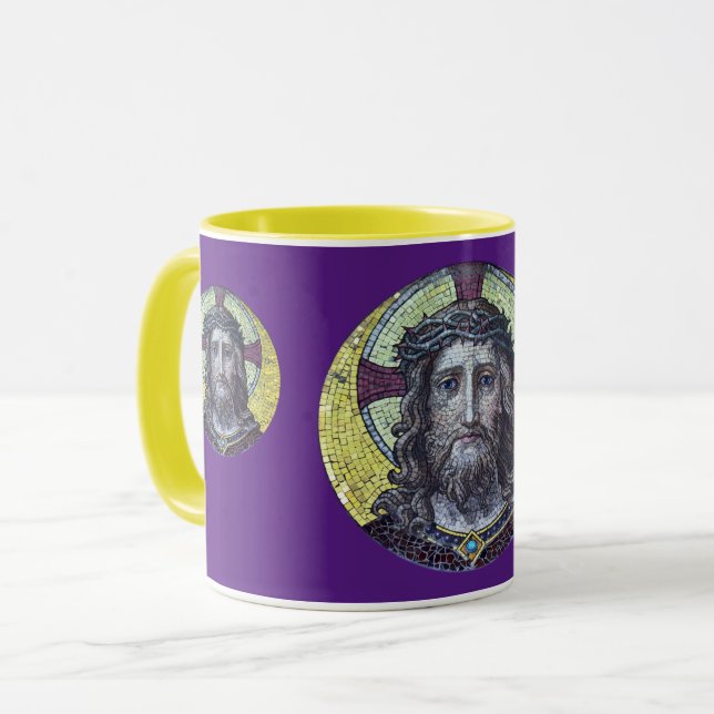 Herregud, välsignad mosaik, heaven Coffee Mugg (Framsida vänster)