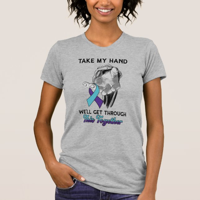 Herregud, vi kommer igenom självmordsmedvetande T T Shirt (Framsida)