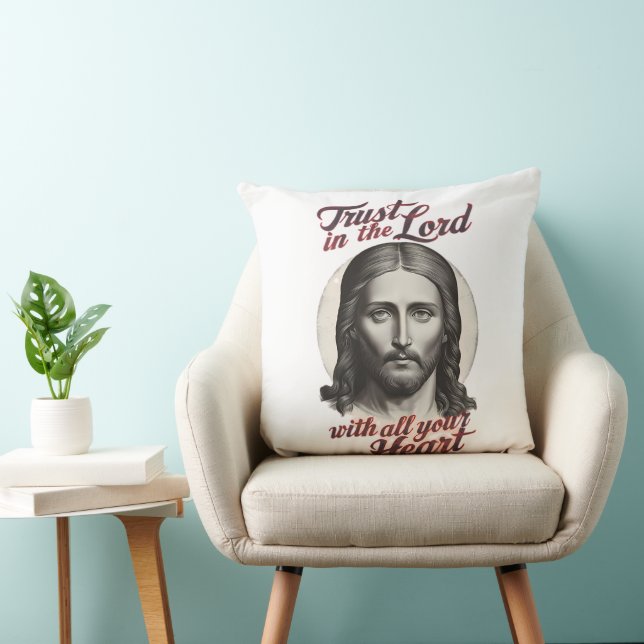 Herrejesöt: Jesus meddelande Kudde (Stol)
