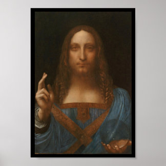 Herrejist av Leonardo da Vinci, renaissance smärta Poster