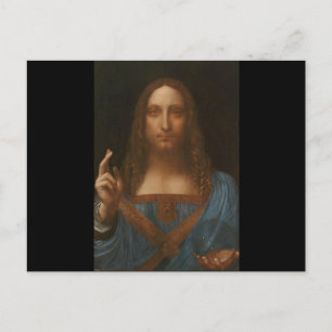 Herrejist av Leonardo da Vinci, renaissance smärta Vykort