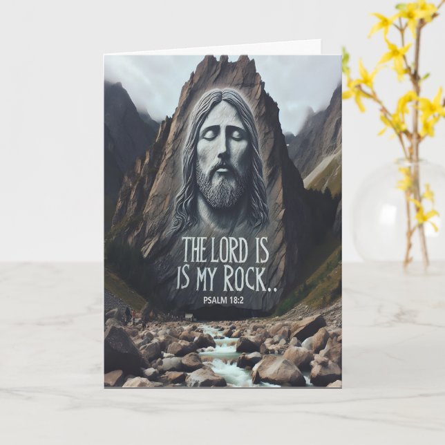 Herrekonet: Jesus på berget Kort (Gul blomma)