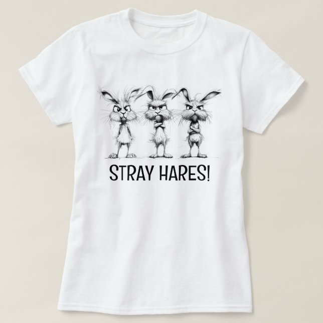 Herrelösa harar t shirt (Design framsida)