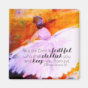 Herren är Faithful Fridge Magnet