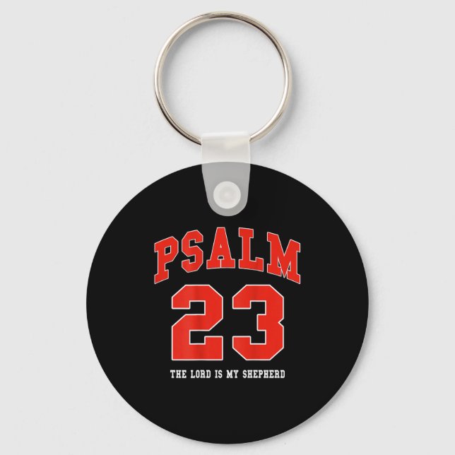 Herren är Jesus Psalm 23 Herde Nyckelring (Framsida)