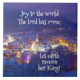Herren är Kom, jul Sång Kakelplatta