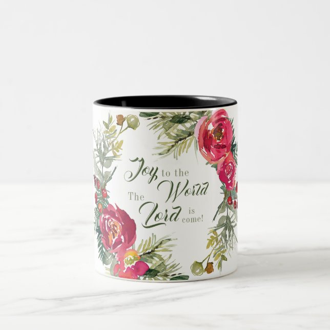 Herren är Kom, jul Två-Tonad Mugg (Center)