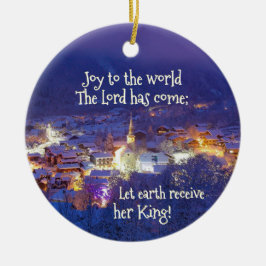 Herren är Kom, Personlig Julgransprydnad Keramik