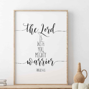 Herren är med dig mäktiga krigare, domare 6:12 poster