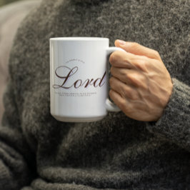 Herren är mer barmhärtig än en mor kaffemugg