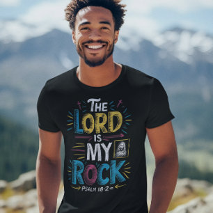 Herren är min bibel Verse i Sten T Shirt