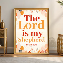 Herren är min boho Christian Wall Art Poster