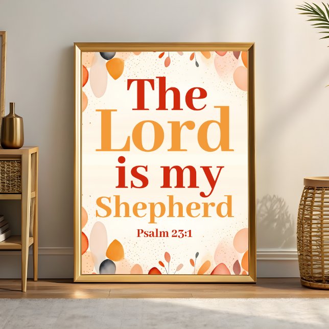 Herren är min boho Christian Wall Art Poster (Skapare uppladdad)
