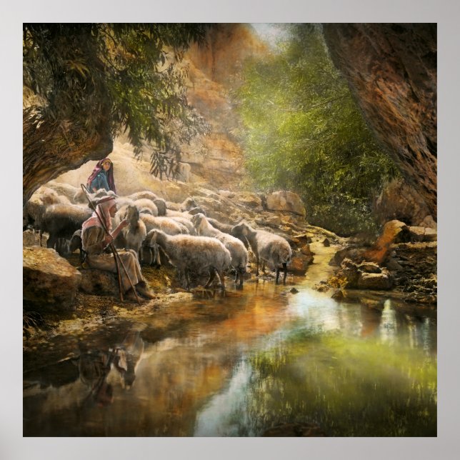 Herren är min herde 1910 poster (Framsidan)