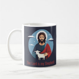 Herren är min herde Jesus illustration Kaffemugg
