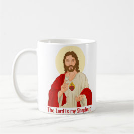 Herren är min herde Jesus. Kaffemugg